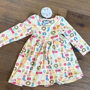 SweetHoney Holiday Cheer Dress - Multicolor